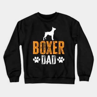 Boxer Dad Gift Dog Daddy Boxer Father Day Crewneck Sweatshirt